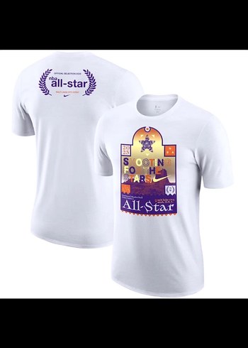 Erkek Beyaz Baskılı Kısa Kollu Tişört - Görsel 2