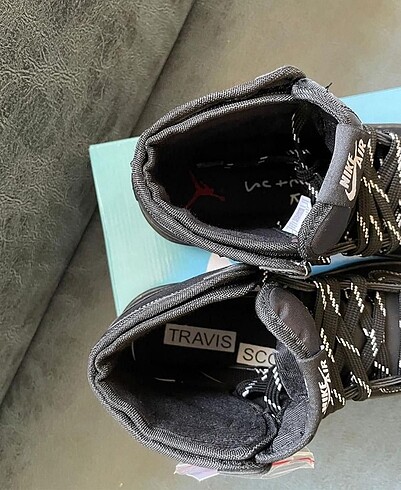 42 Beden siyah Renk İthal Nike Travis Scott Air Jorden Black