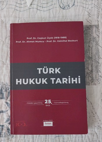 Türk Hukuk Tarihi Kitabı - 25. Baskı