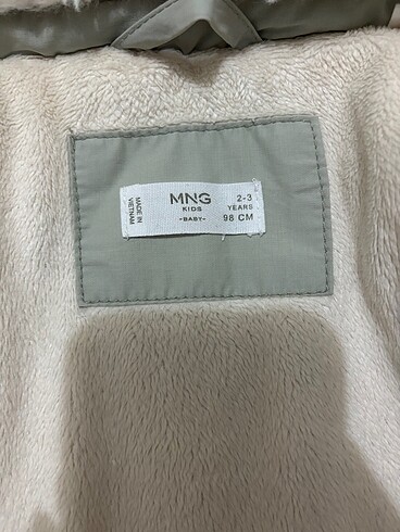 24-36 Ay Beden Mango kız çocuk mont