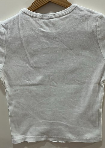 Pull&Bear Baskılı Crop - Görsel 3