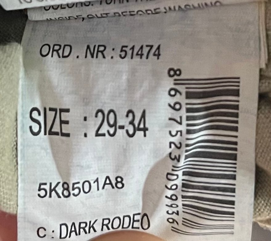 Vintage Mavi Kot Pantolon Düşük bel İspanyol paça - Görsel 4