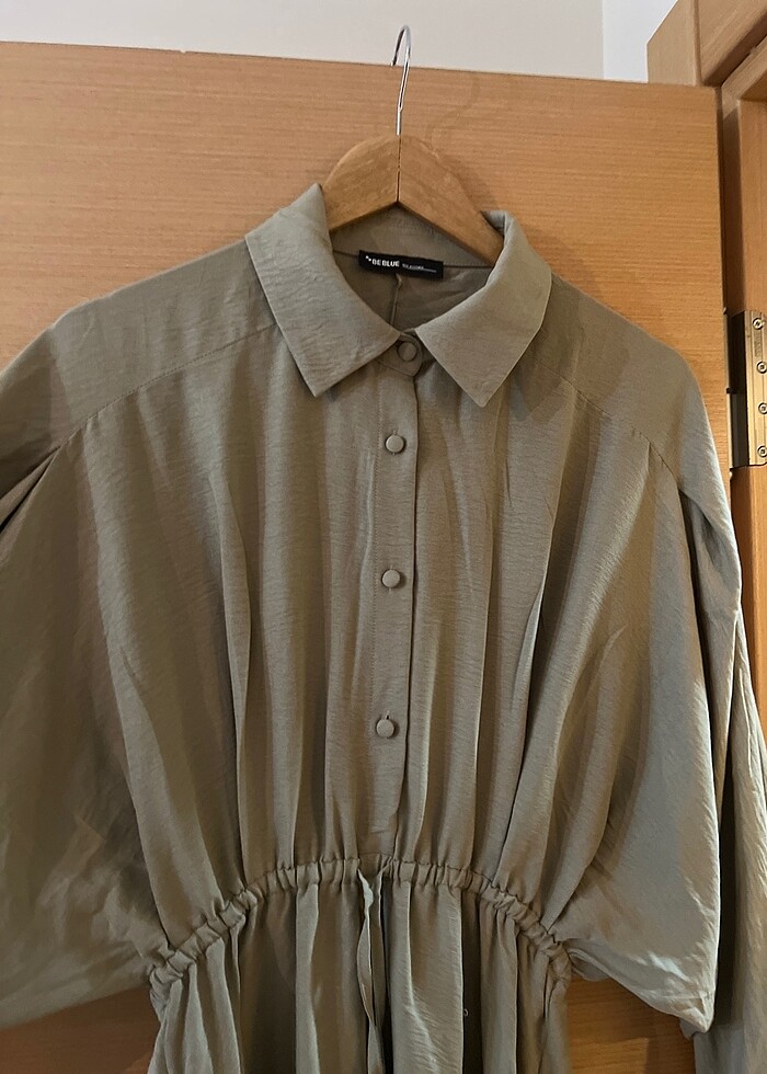 BEBLUE Çağla Yeşili Elbise (Kaçmaz Son Fiyat) - Görsel 2