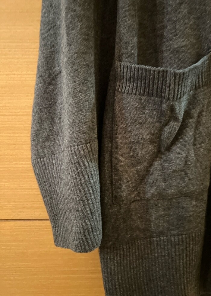 SUUD Gri Kazak Hırka - Görsel 4