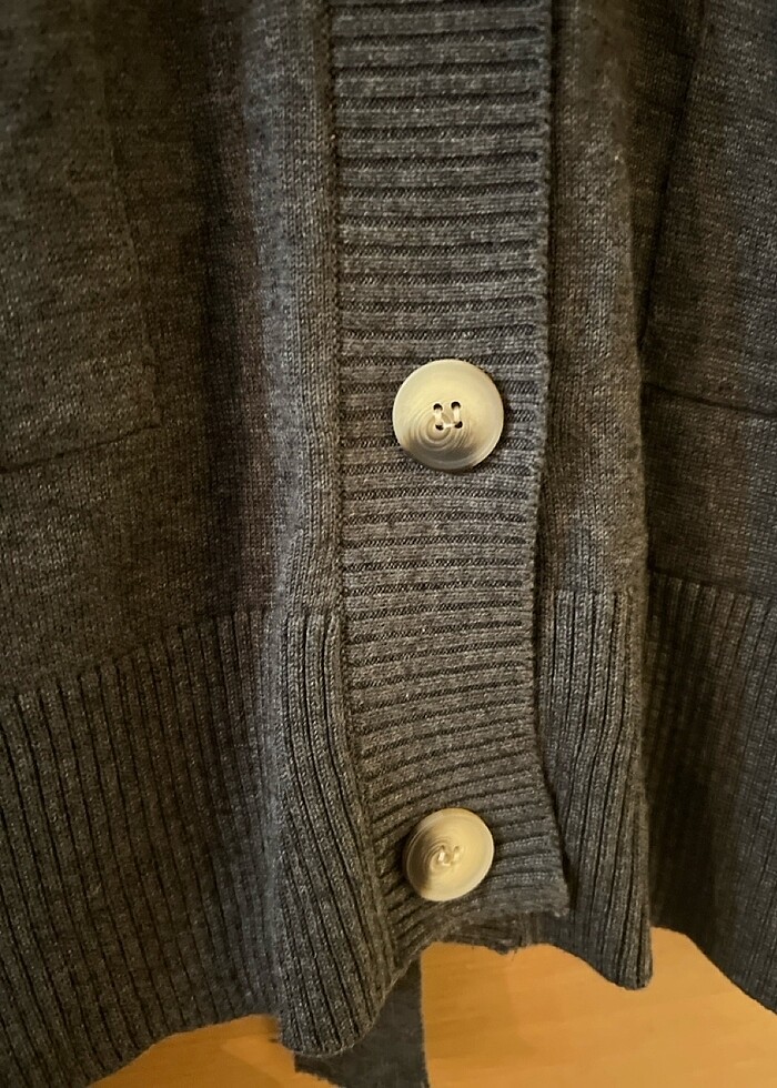 SUUD Gri Kazak Hırka - Görsel 3