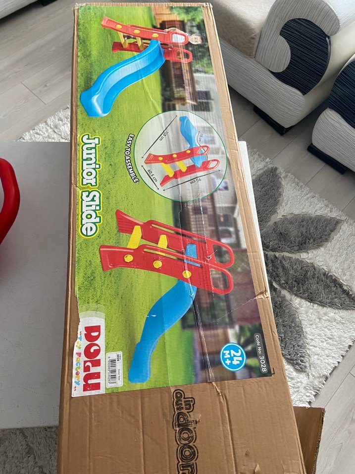 Renkli Çocuk Kaydırağı - Dolu - Görsel 2