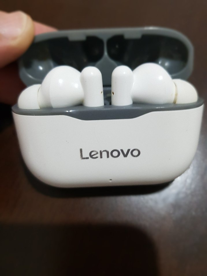 Lenovo Beyaz Kablosuz Kulaklık - Görsel 2