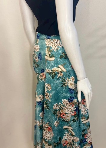 Bohem Çiçek Desenli Uzun Etek - Görsel 5