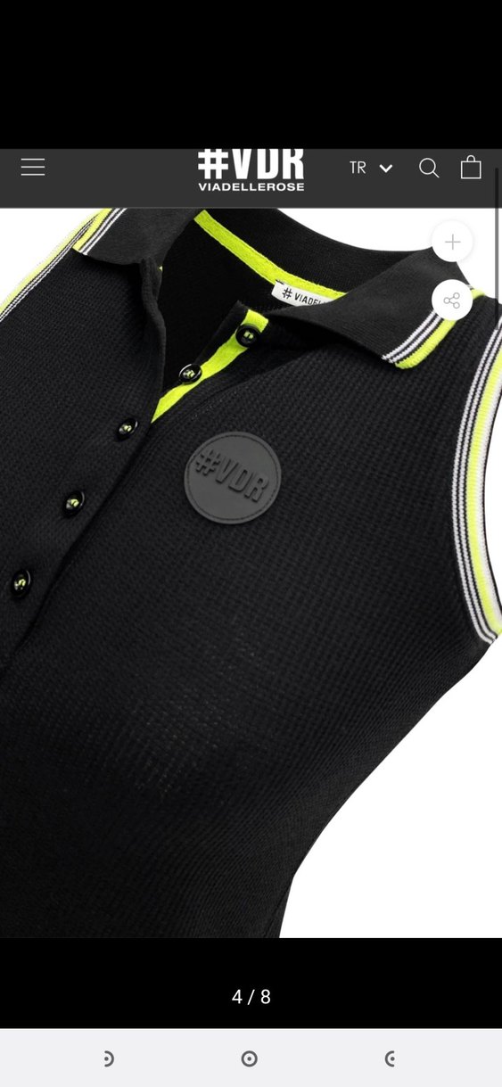 Düğmeli Siyah Kolsuz Mini Spor Yelek - Görsel 4