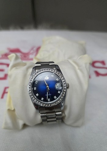 Mavi Kadranlı Klasik kadın Kol Saati - Görsel 4