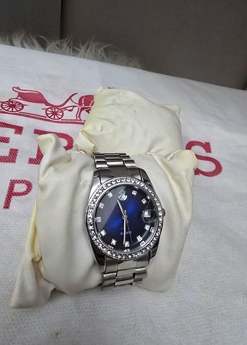 Mavi Kadranlı Klasik kadın Kol Saati - Görsel 2