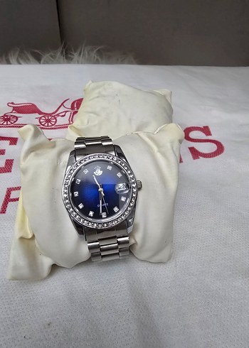 Mavi Kadranlı Klasik kadın Kol Saati - Görsel 3