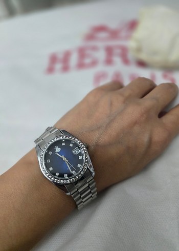 Mavi Kadranlı Klasik kadın Kol Saati - Görsel 5