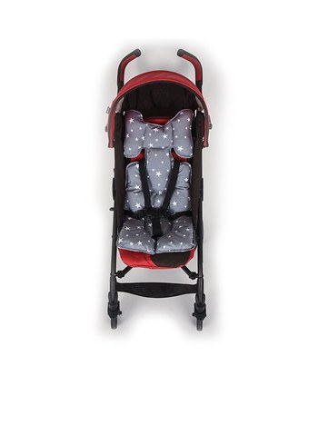 Gri Yıldız Desenli Bebek Uyku Minderi - Görsel 2