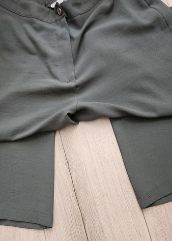 Fırfırlı ve Kemerli Yeşil Uzun ikili tunik takimi - Görsel 6