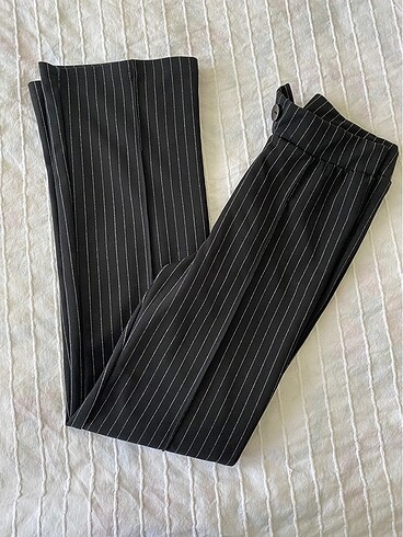 çizgili kumaş pantalon