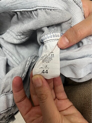 44 Beden Kot pantolon beli lastikli