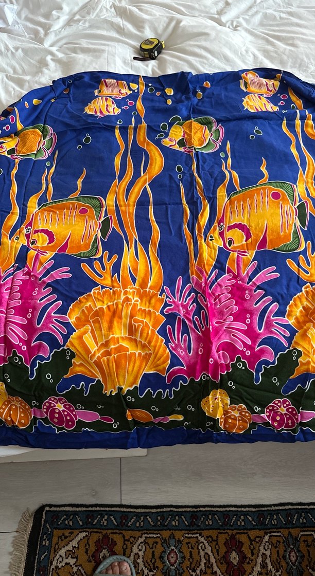 Renkli Drapeli Bohem pareo - Görsel 4