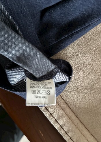 Kadın Lacivert Denim Kısa Kollu Tişört - Görsel 11