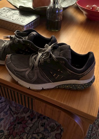 Gri Bağcıklı Kadın Spor Ayakkabı - Görsel 12