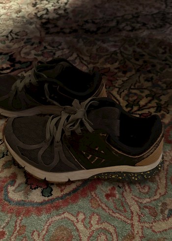 Gri Bağcıklı Kadın Spor Ayakkabı - Görsel 4