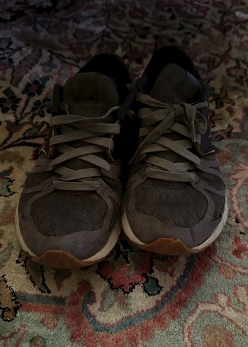 Gri Bağcıklı Kadın Spor Ayakkabı - Görsel 3