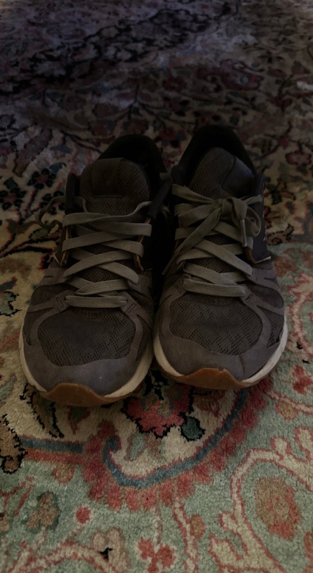 Gri Bağcıklı Kadın Spor Ayakkabı - Görsel 3