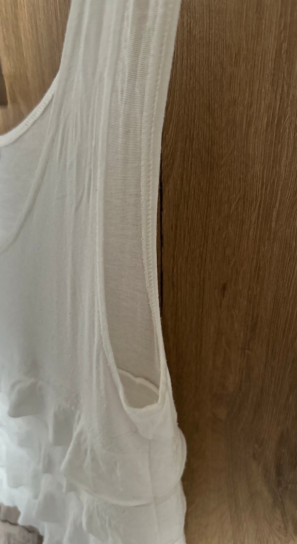 Penye Kumaşlı Fırfırlı Kadın Kolsuz Elbise - Görsel 5