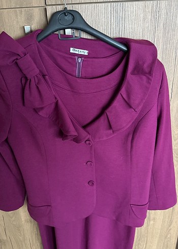 Mor Elbise Ceket - Görsel 3