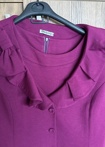 Mor Elbise Ceket - Görsel 5