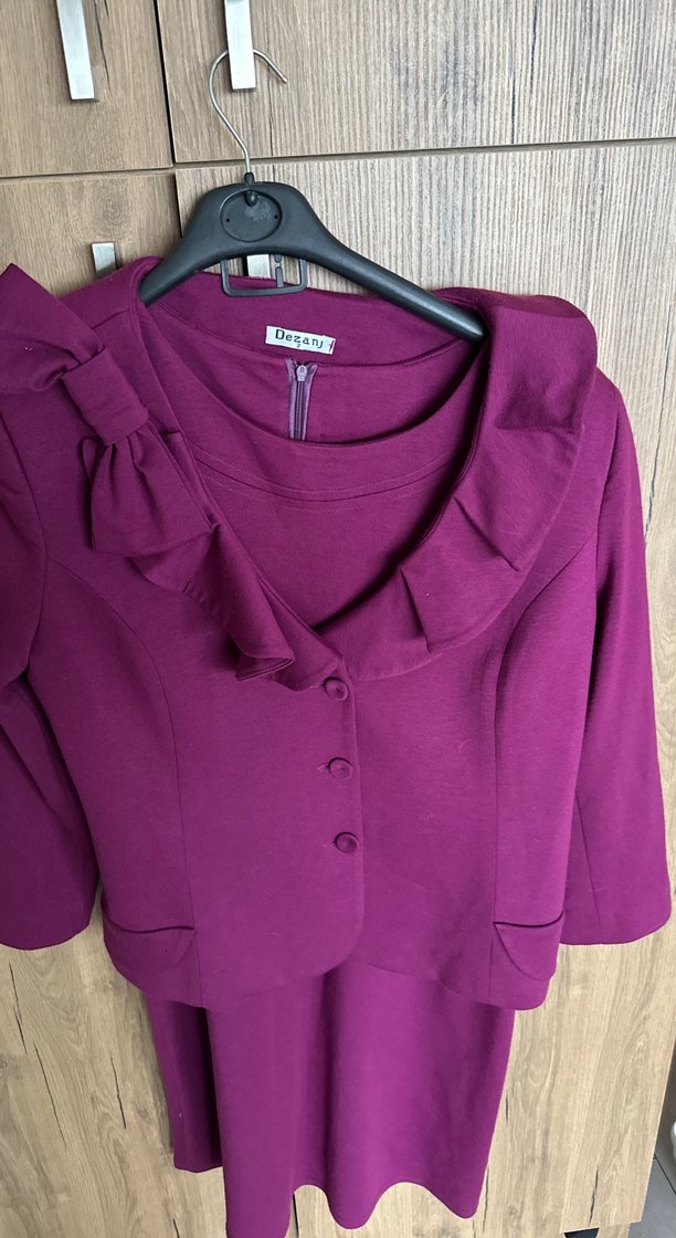 Mor Elbise Ceket - Görsel 3