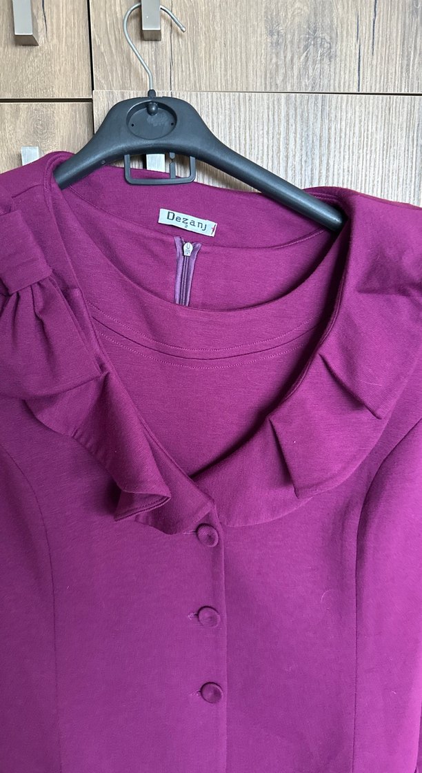 Mor Elbise Ceket - Görsel 5