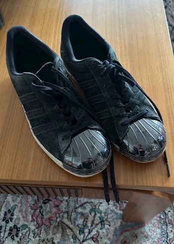 Siyah Kadın Spor Ayakkabı - Düz Taban - Görsel 2