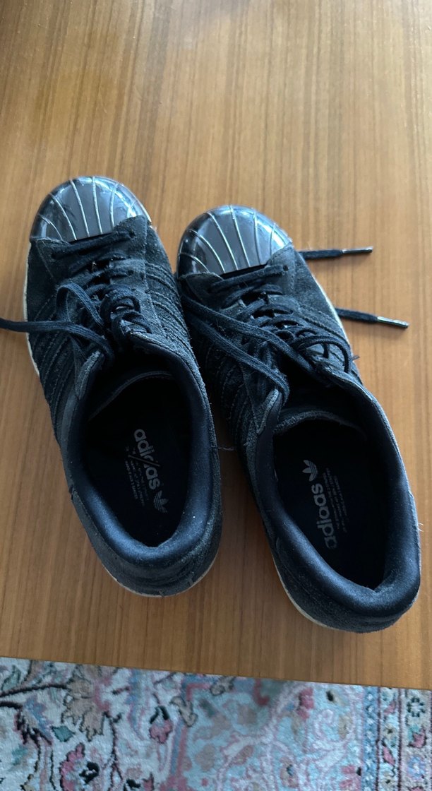 Siyah Kadın Spor Ayakkabı - Düz Taban - Görsel 5