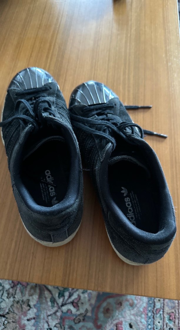 Siyah Kadın Spor Ayakkabı - Düz Taban - Görsel 4