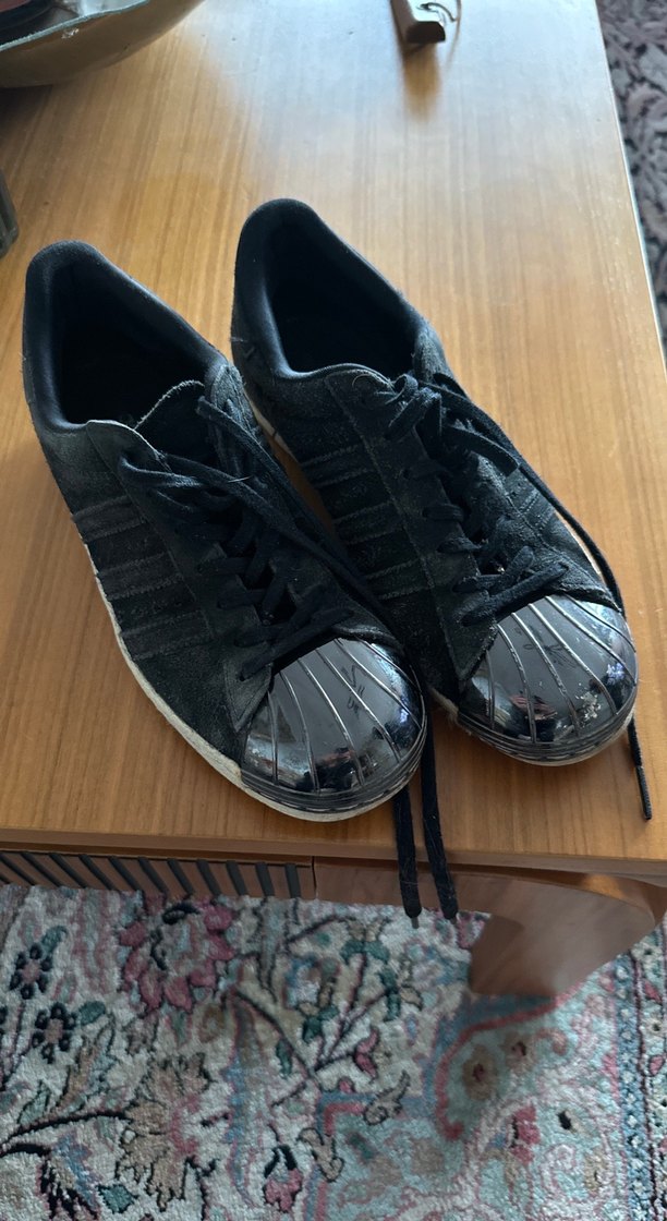 Siyah Kadın Spor Ayakkabı - Düz Taban - Görsel 2