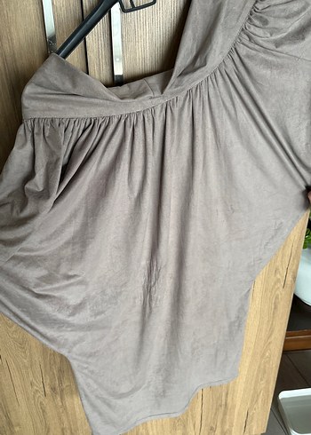 Vizon Dökümlü Elbise, Kısa Kollu, Salaş - Görsel 7