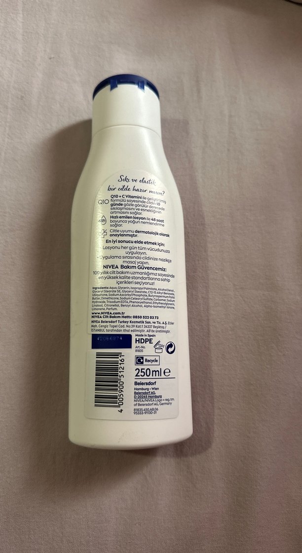Nivea Q10 Sıkılaştırıcı Vücut Losyonu - Görsel 2