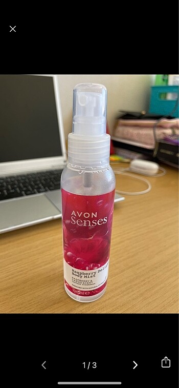 avon rapsberry delight vücut spreyi