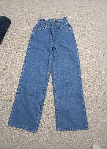 Mavi Loose Fit Midi Denim Kadın Pantolon