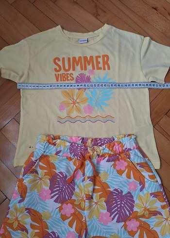 Lcwikiki tişört şort takımı - Görsel 6