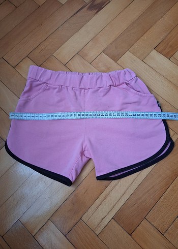 Pembe Rahat Kesim Kız Şortu - Görsel 5