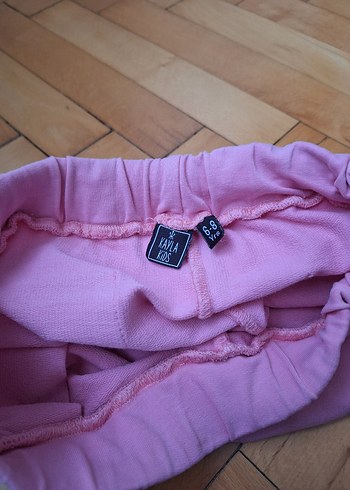 Pembe Rahat Kesim Kız Şortu - Görsel 4