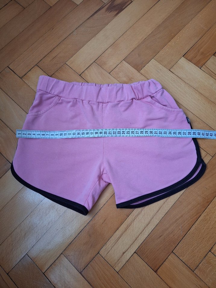 Pembe Rahat Kesim Kız Şortu - Görsel 5