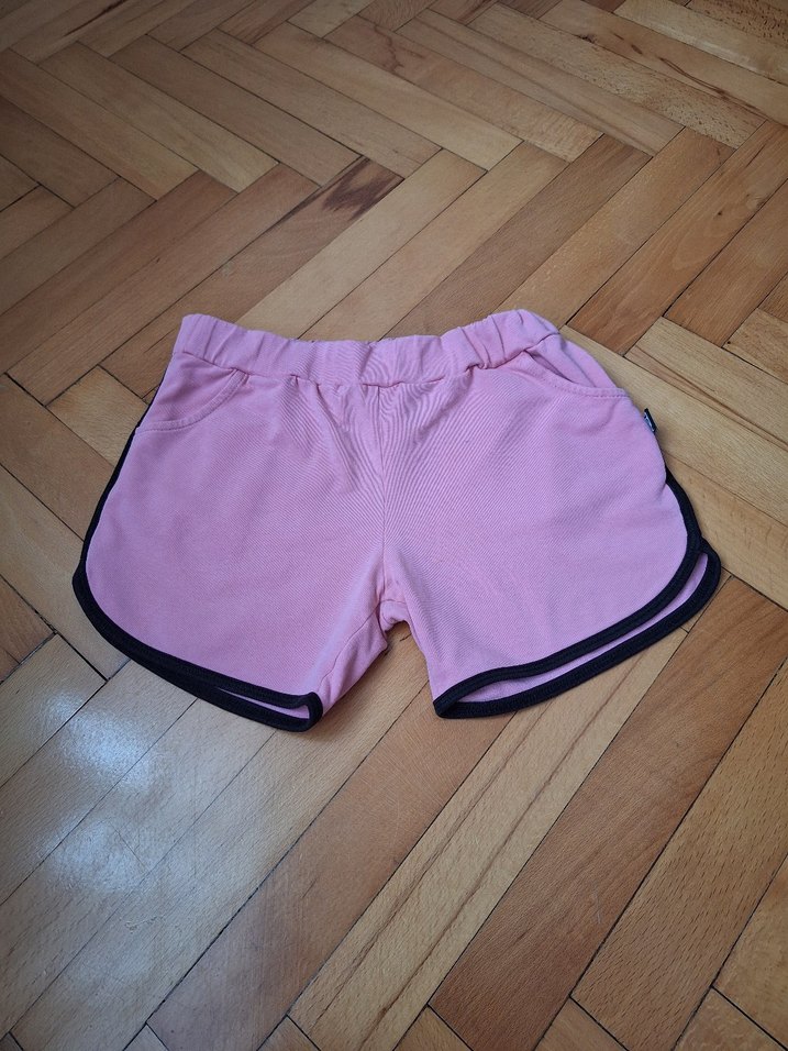 Pembe Rahat Kesim Kız Şortu - Görsel 2