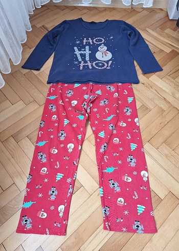 Uzun Kollu Baskılı Pijama Takımı