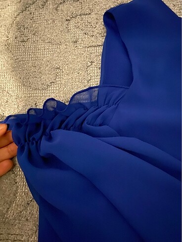 40 Beden mavi Renk Elbise