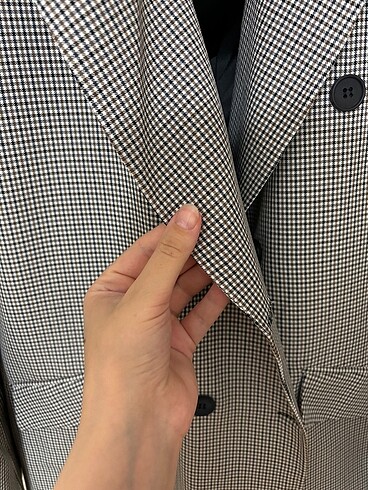 36 Beden Trendyolmilla gri düğmeli blazer ceket