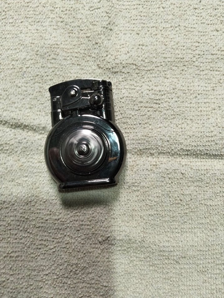 Vintage Siyah stres çarklı çakmak - Görsel 2