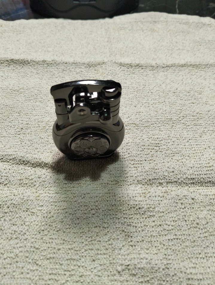 Vintage Siyah stres çarklı çakmak - Görsel 4